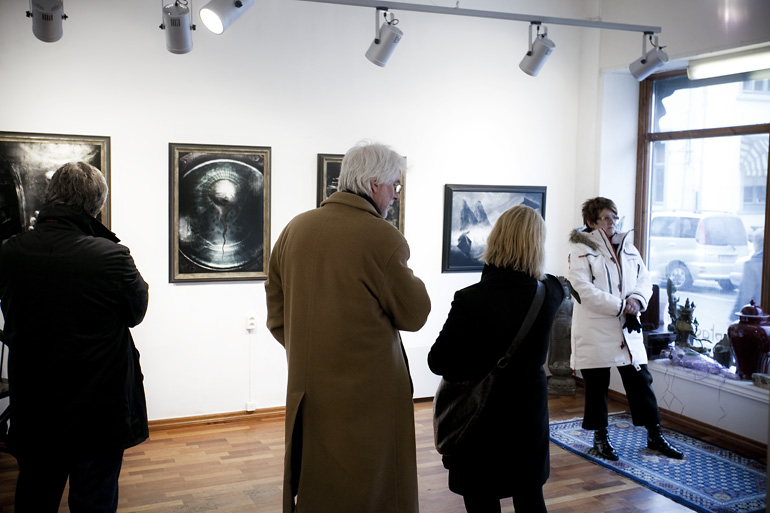 Erlend Mørk exhibition at Zareptas Galleri, Porsgrunn