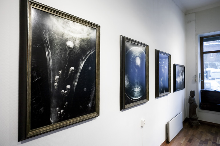 Erlend Mørk exhibition at Zareptas Galleri, Porsgrunn